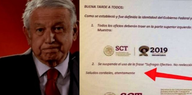 Reclaman por eliminación de frase “Sufragio efectivo…”; es fake, dice Gobierno