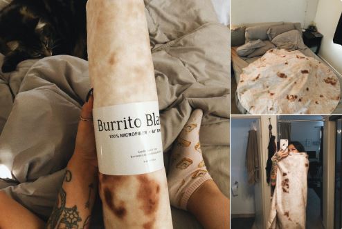 Sale a la venta la nueva cobija de tortilla, para dormir como un “burrito”