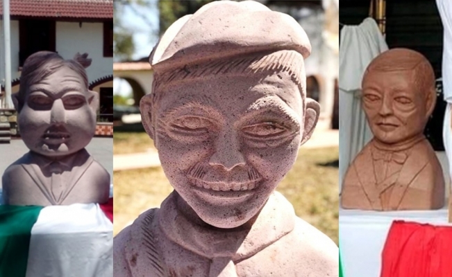 Creador de bustos de Benito Juárez y AMLO, devela figura de Cantinflas