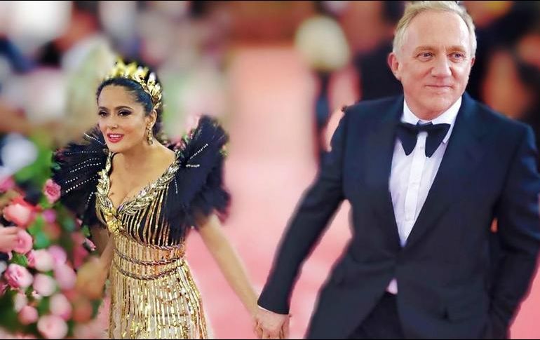 Salma Hayek celebra a su esposo con romántico video