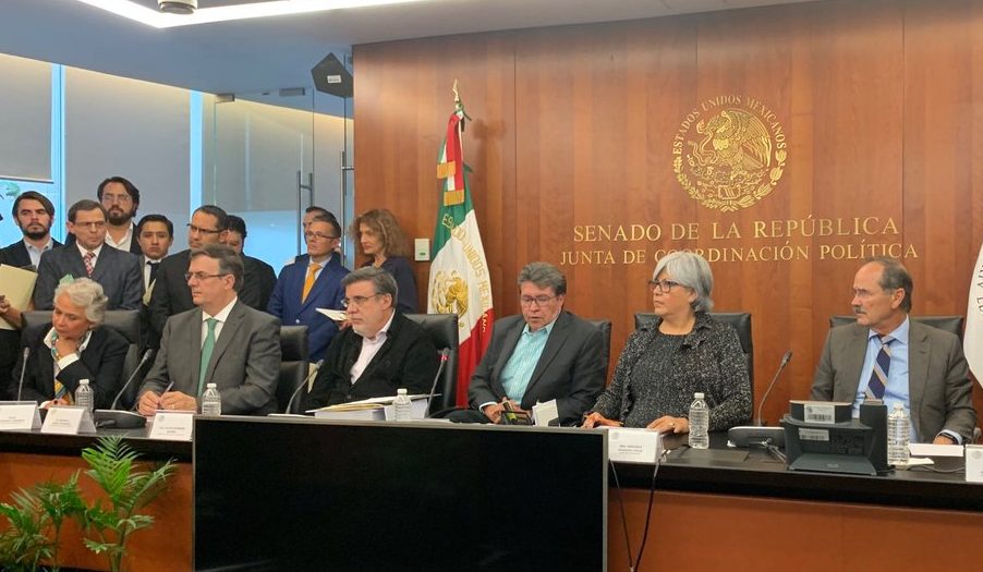 Presentan en el Senado documentos para la ratificación del T-MEC