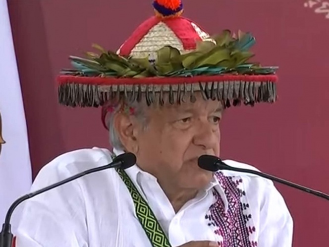 López Obrador anuncia apoyos a wixárikas en Nayarit gracias a subasta de 260 mdp