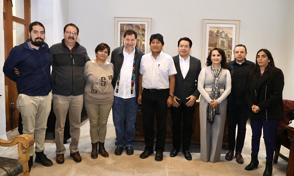 Diputados de Morena organizan colecta para gastos de Evo Morales