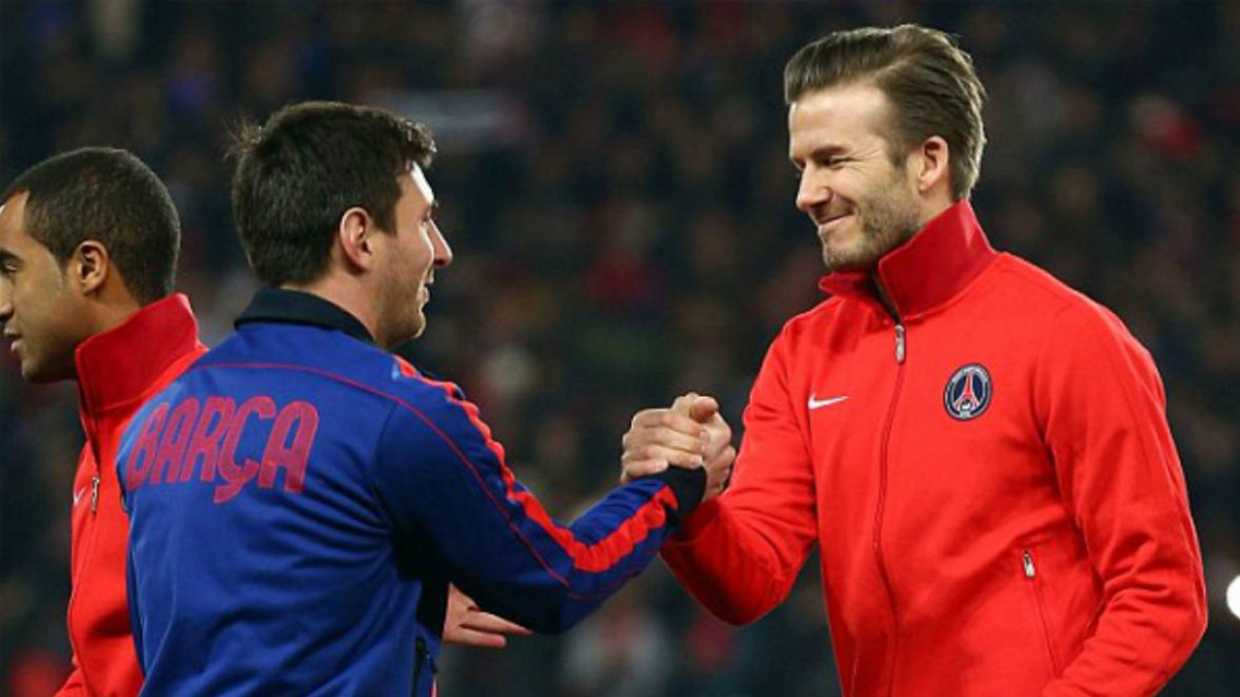 David Beckham quiere a Cristiano y a Messi en su equipo