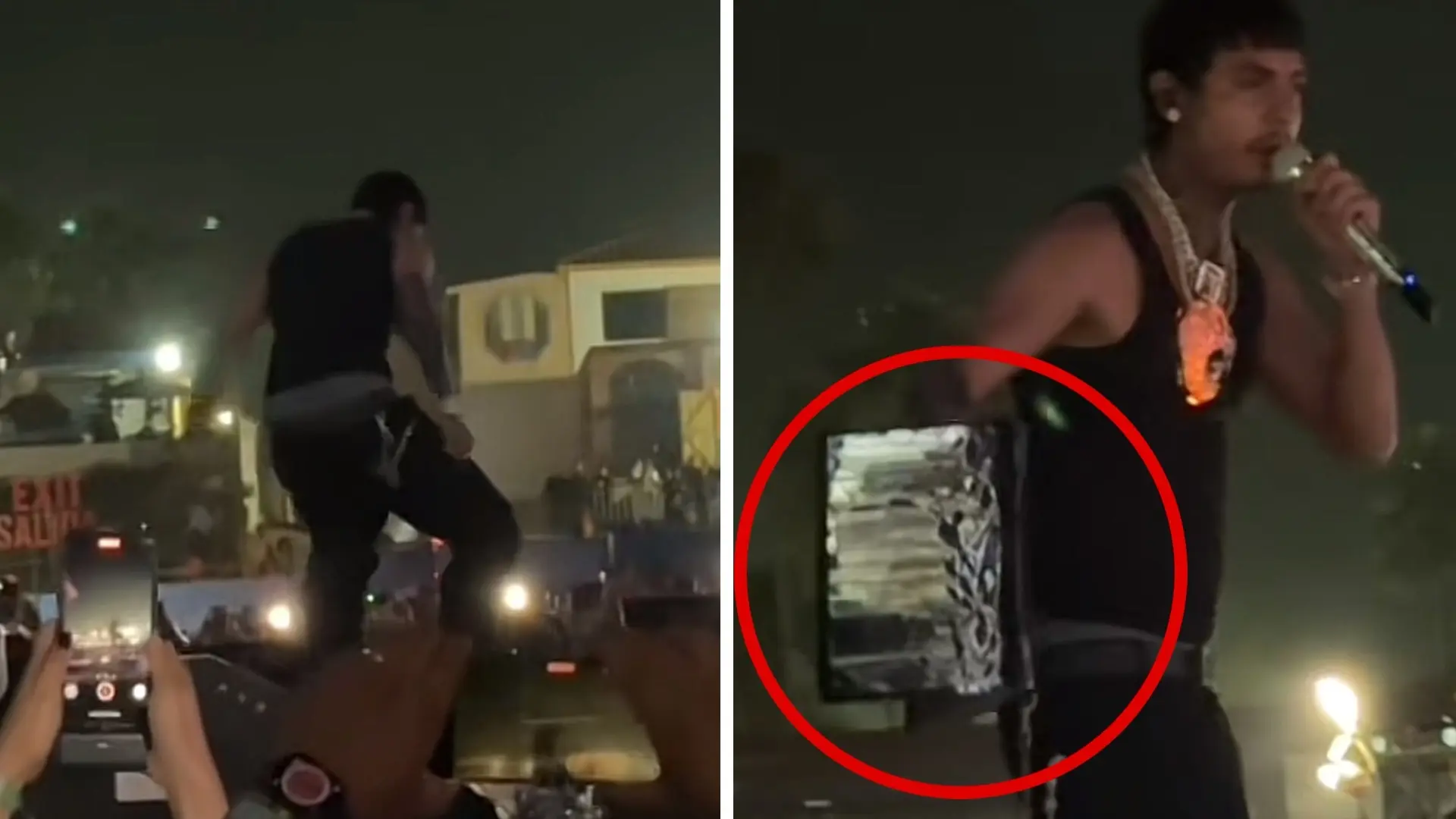 Natanael Cano protagoniza incidente en el Baja Beach Fest y agrede a su DJ