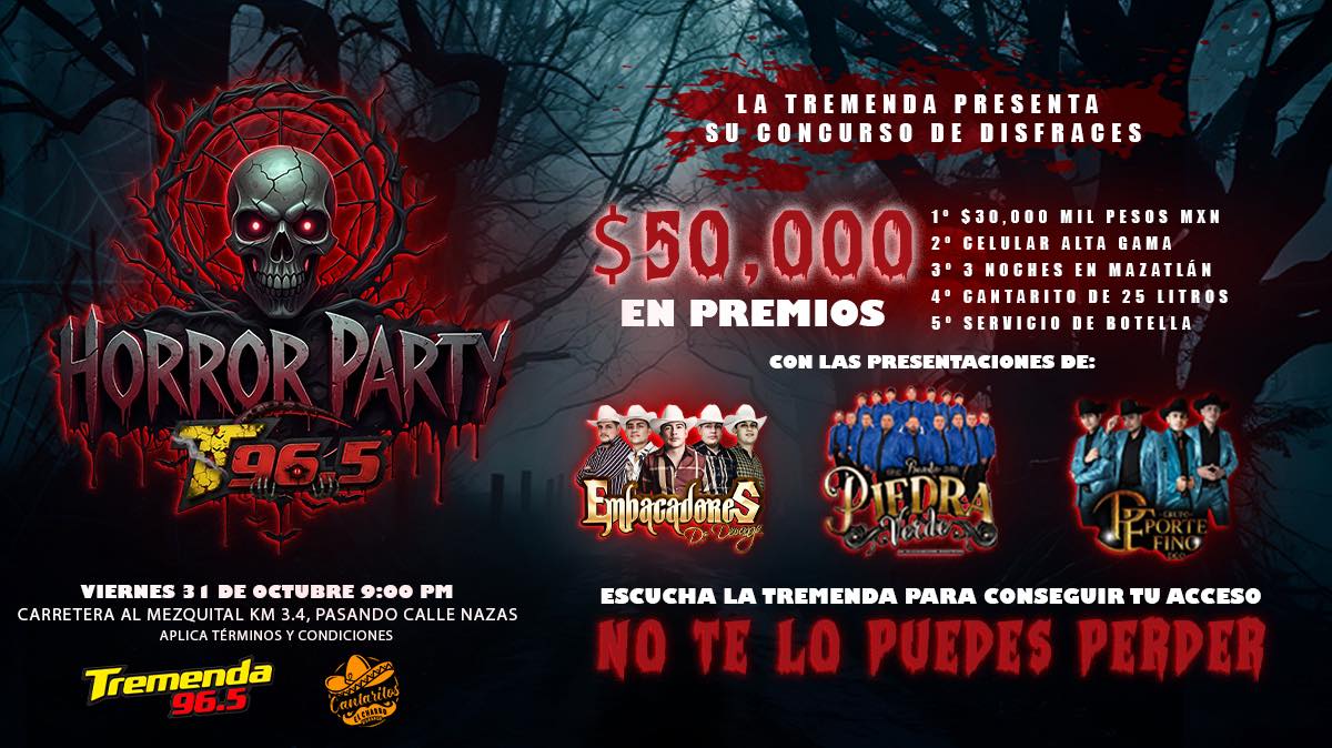 ¡Llega la HORROR PARTY 2025!